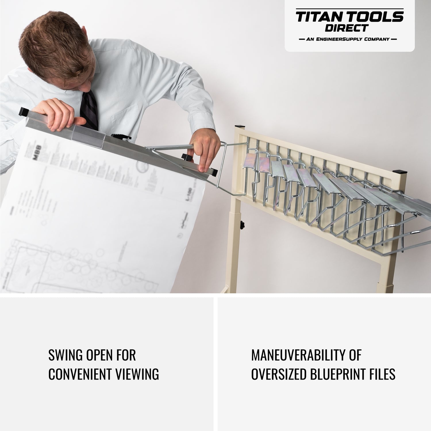 Titan-Tools-TTD4144-Vertical-Filing-Stand-for-Oversize-Sheets