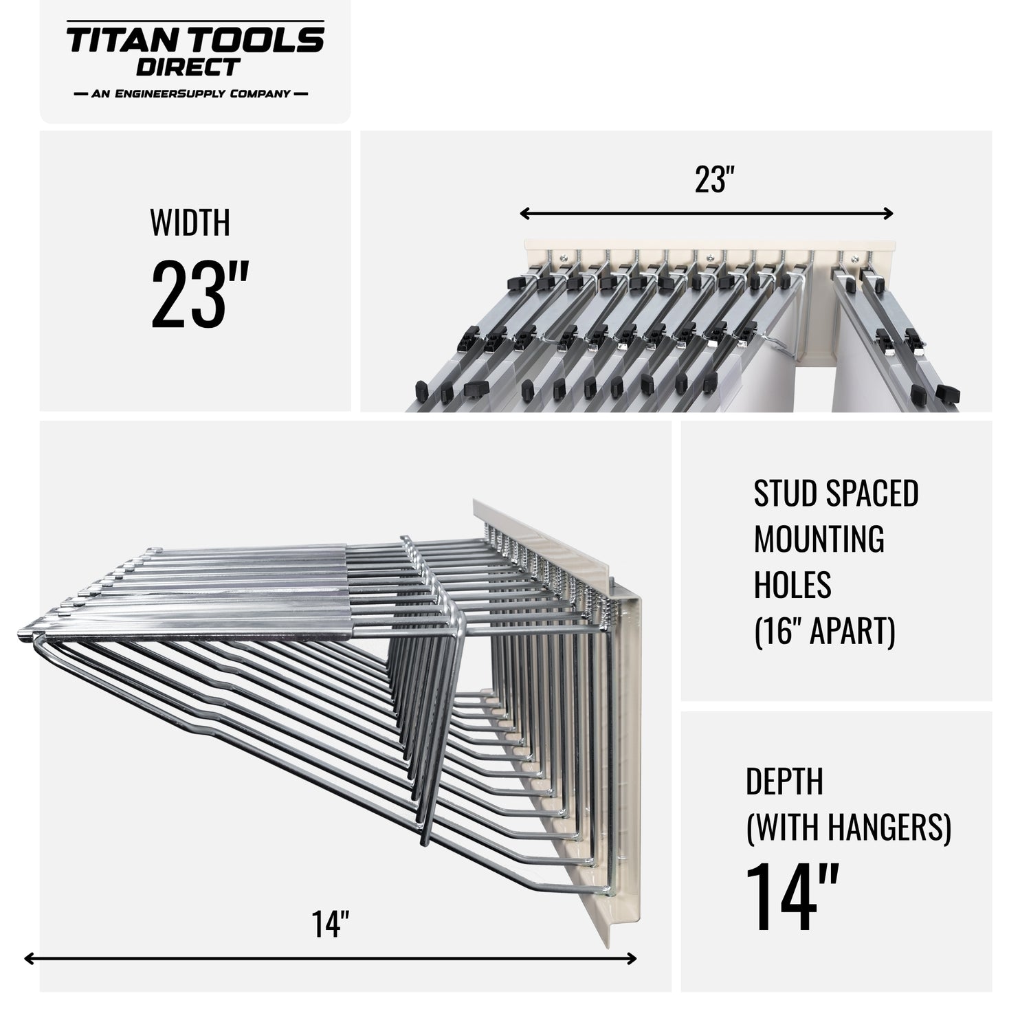 Titan-Tools-TTD4145-Wall-Rack-for-Oversize-Documents-with-12-Hangers
