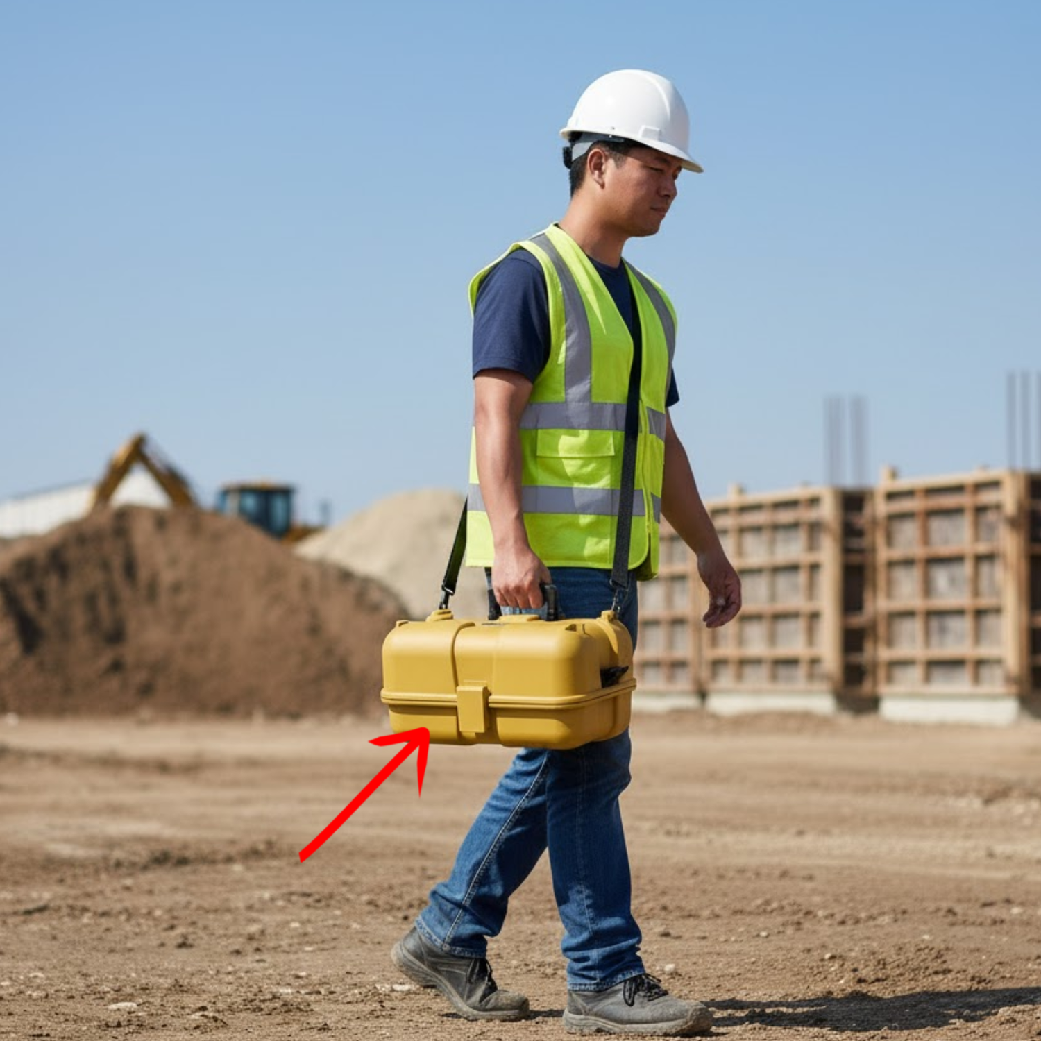 Topcon-AT-B2-Auto-Level-Carrying-Case-Yellow-Durable