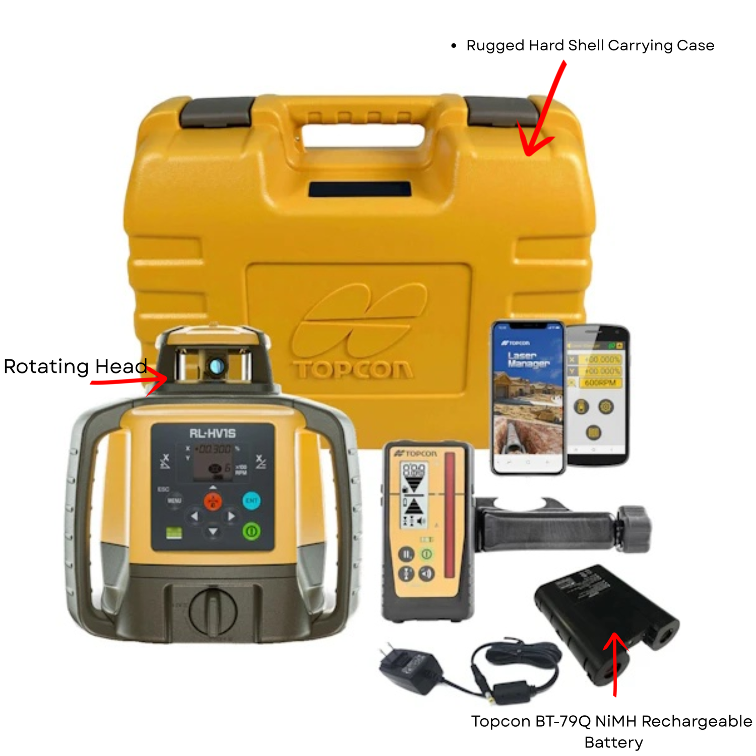 Topcon-HVAC-Laser-Level-RL-HV1S-with-Digital-Detector