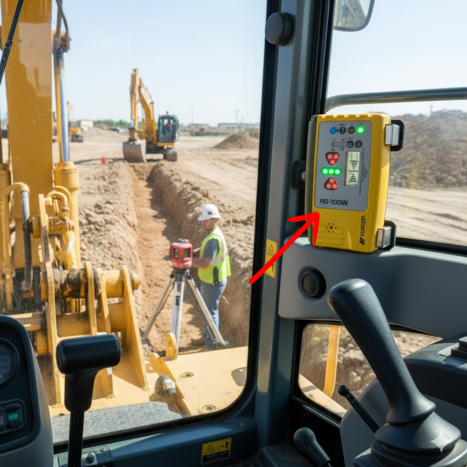Topcon-remote-display-rd-100w-312671121-for-ls-b110w-laser-system