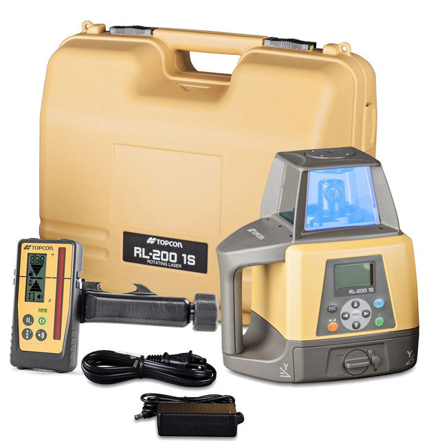 Topcon RL-200 1S Single Slope Rotary Laser Level Pro Package