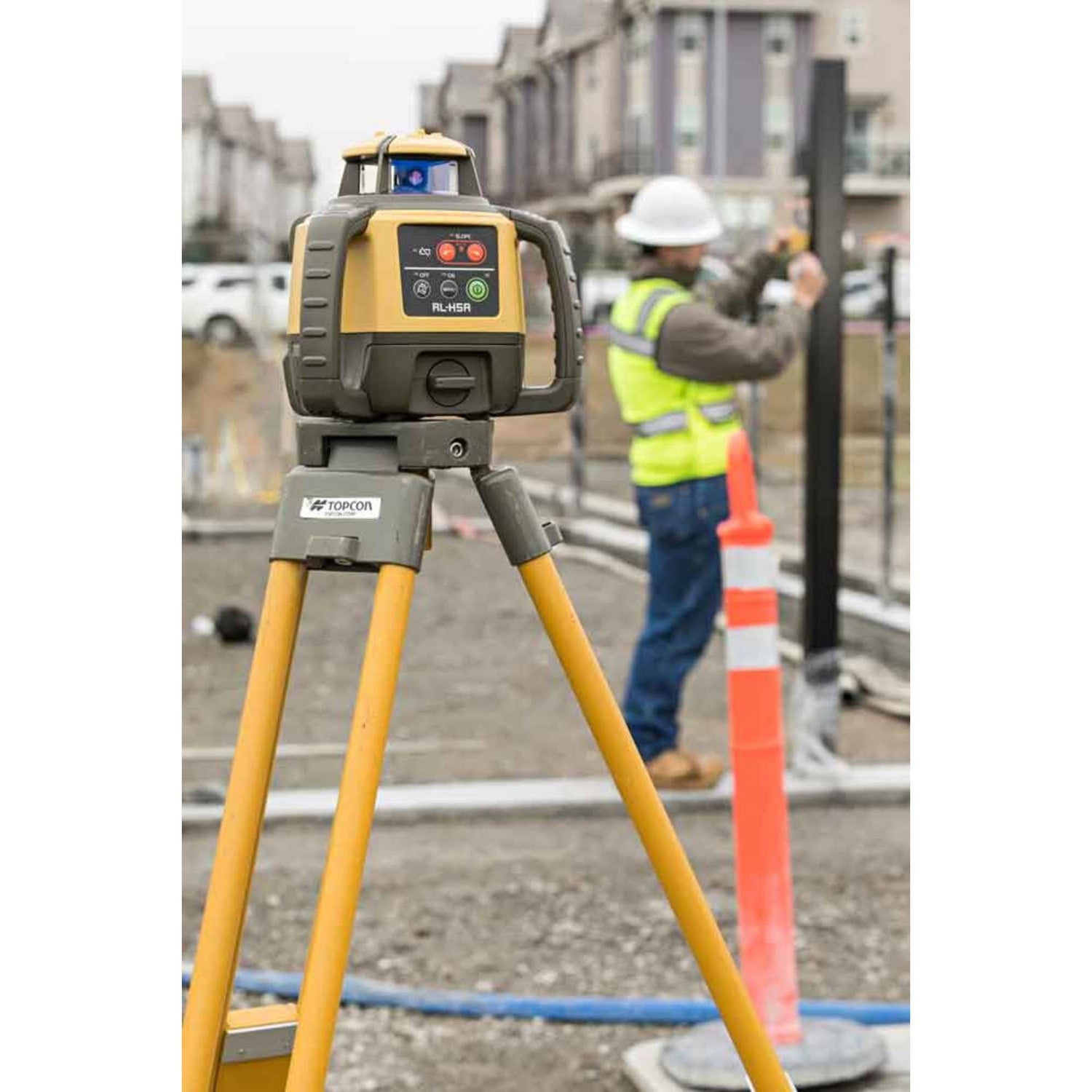 Topcon RL-H5A DB Alkaline Horizontal Laser Level-  on site