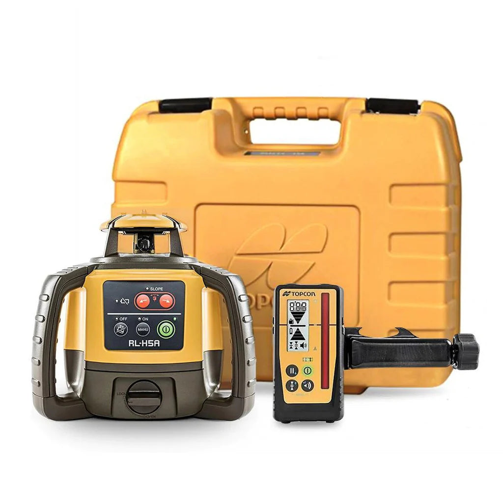 Topcon RL-H5A RB Rechargeable Horizontal Laser Level with LS-100D Receiver