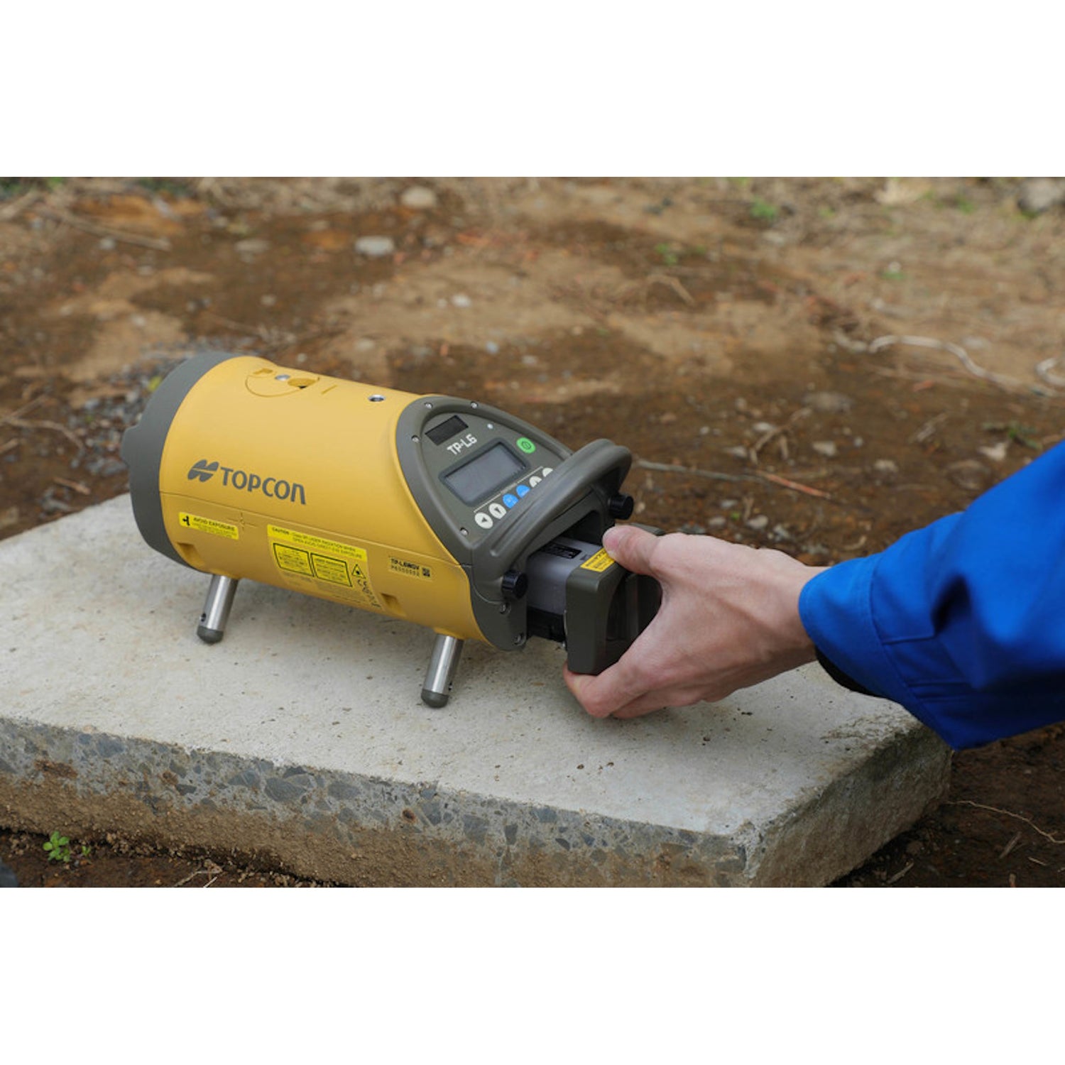 Topcon TP-L6 Series Green Beam Pipe Laser Auto Target w/ Auto Alignment- when used 