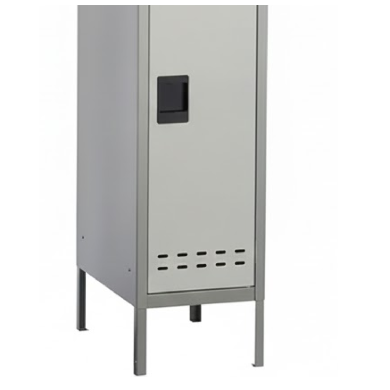Two-tier-steel-locker-Safco-5523GR-for-personal-or-office-storage