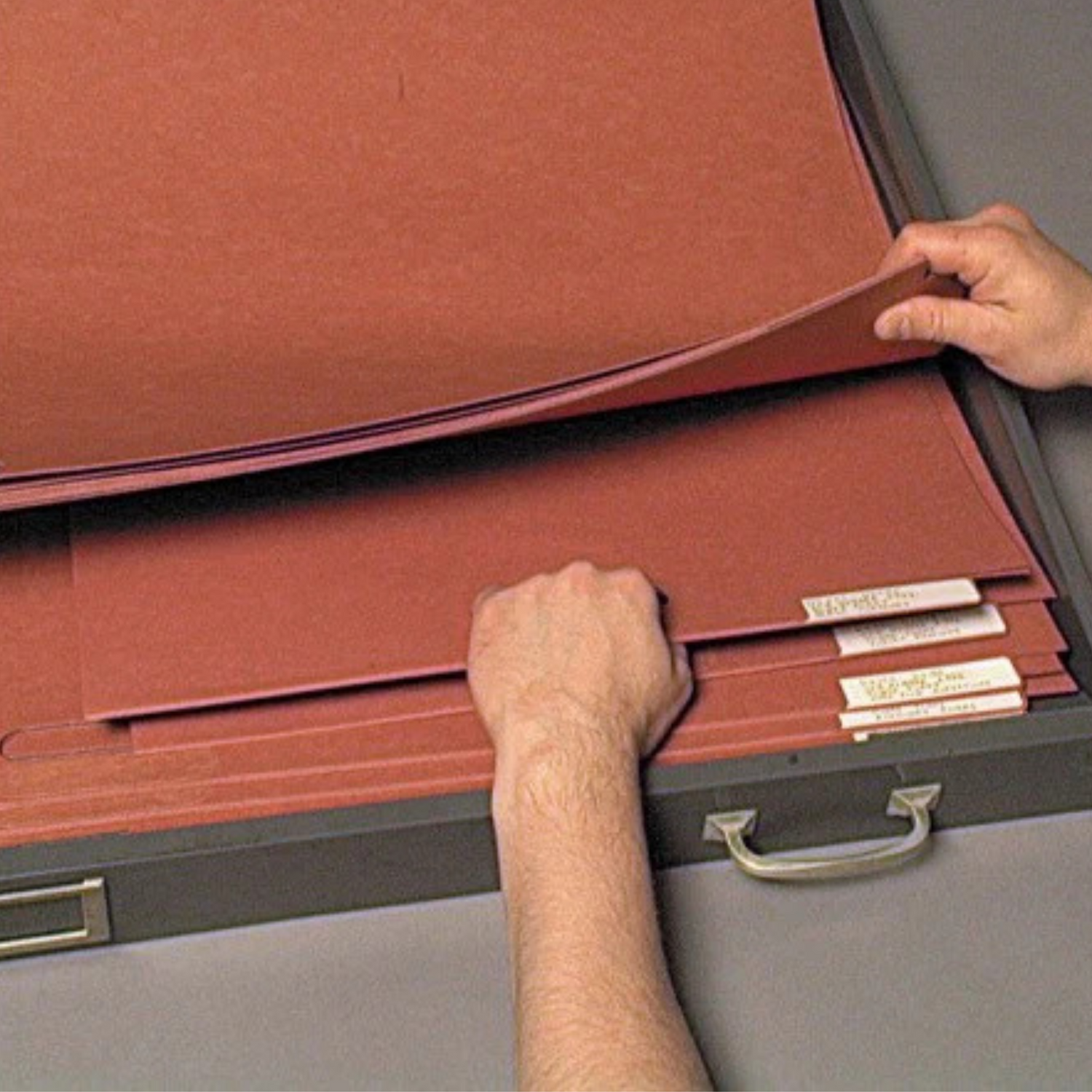 Ulrich-document-folders-E1.5-12-pack-for-flat-file-cabinets-24x36