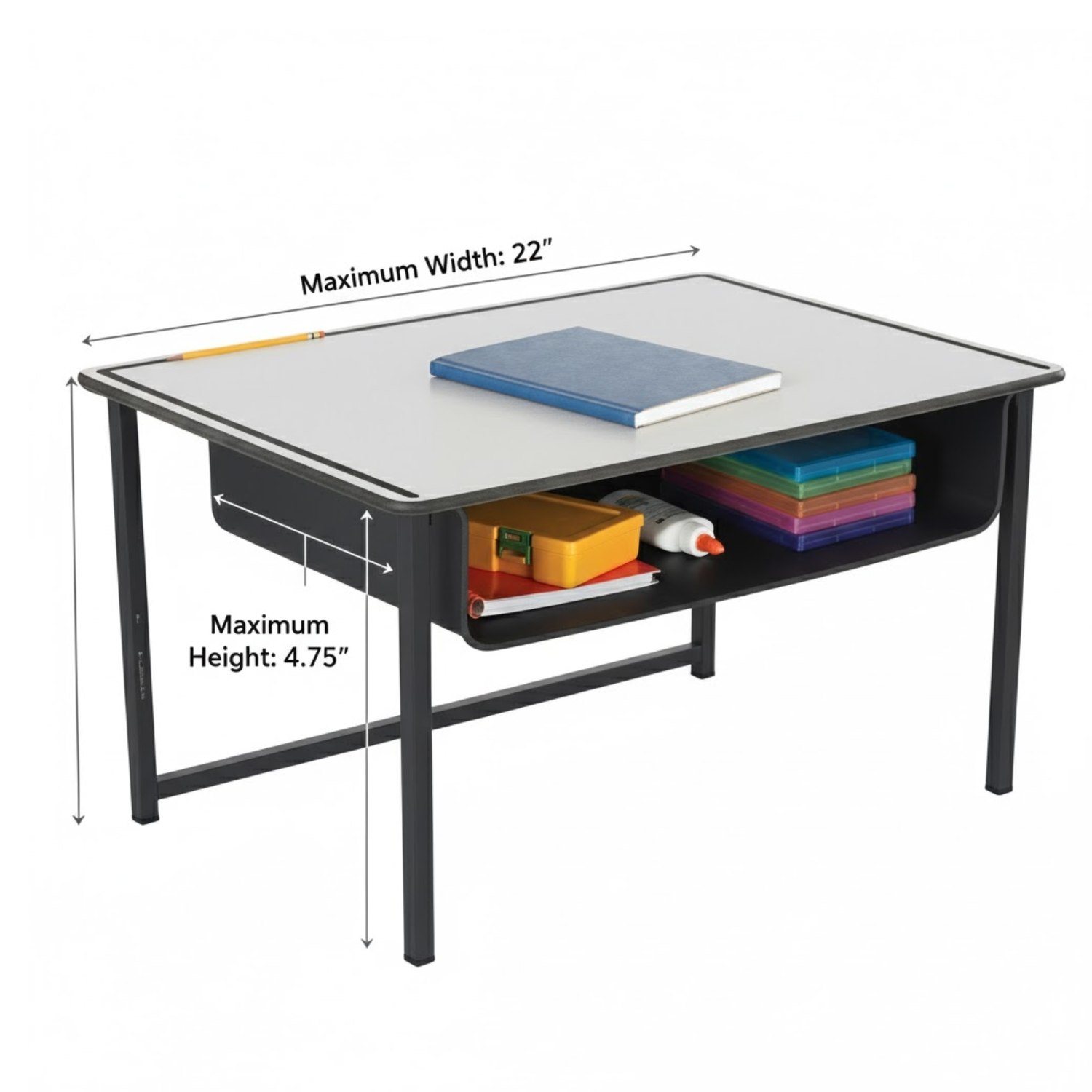 Under-Desk-Book-Storage-Safco-AlphaBetter-Desk-Accessory-1212BL