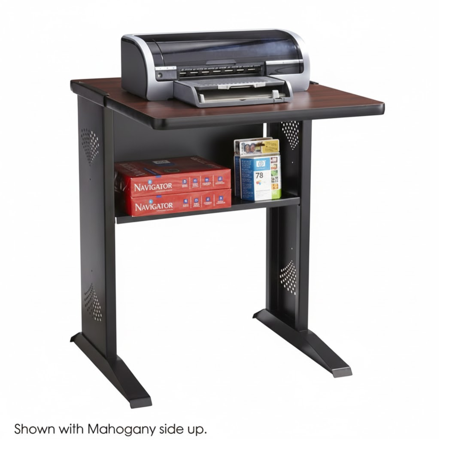 Under-Desk-Printer-Cart-Safco-1934-Reversible-Top-Compact-Machine-Stand