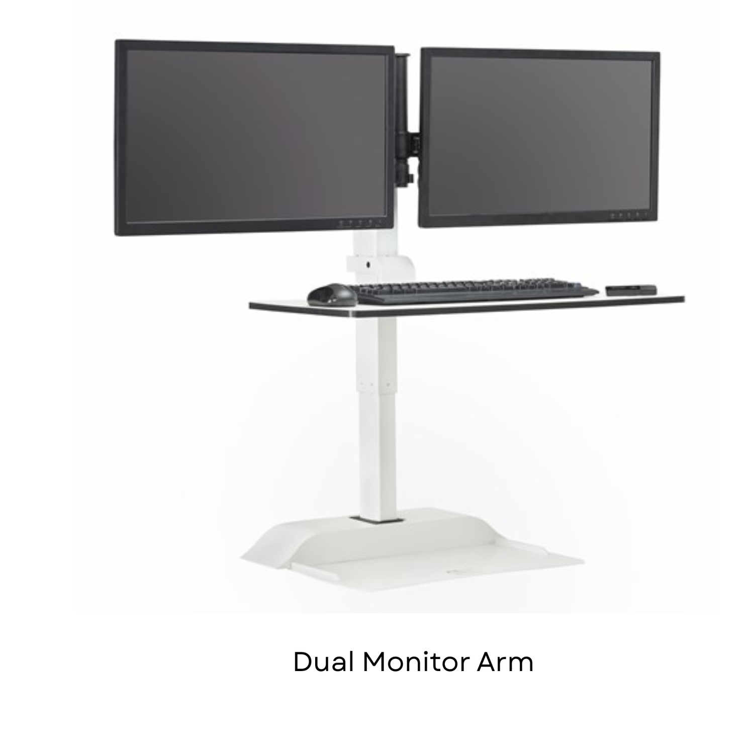 White-Safco-Soar-Electric-Sit-Stand-2193WH-with-integrated-dual-monitor-arm